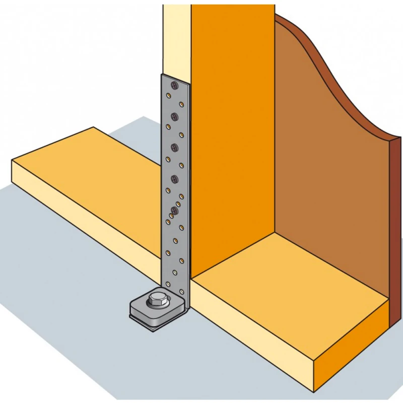 Simpson Ancrage Pour Montants D'ossature Bois 2 Simpson Ancrage Pour Montants D'ossature Bois – Image 2