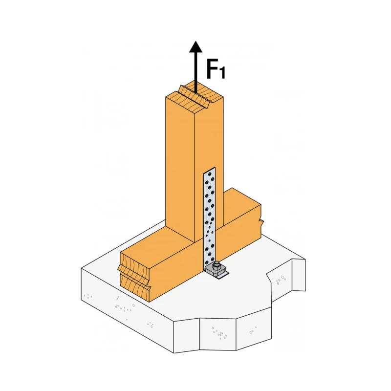 Simpson Ancrage Pour Montants D'ossature Bois 3 Simpson Ancrage Pour Montants D'ossature Bois – Image 3