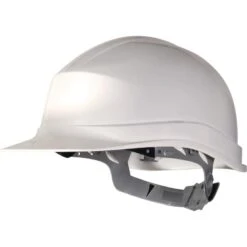 Casque De Chantier Serrage Glissière Zircon1 Blanc