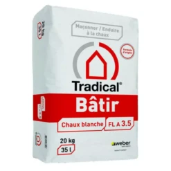Chaux Aérienne - Blanche - Tradical® Bâtir