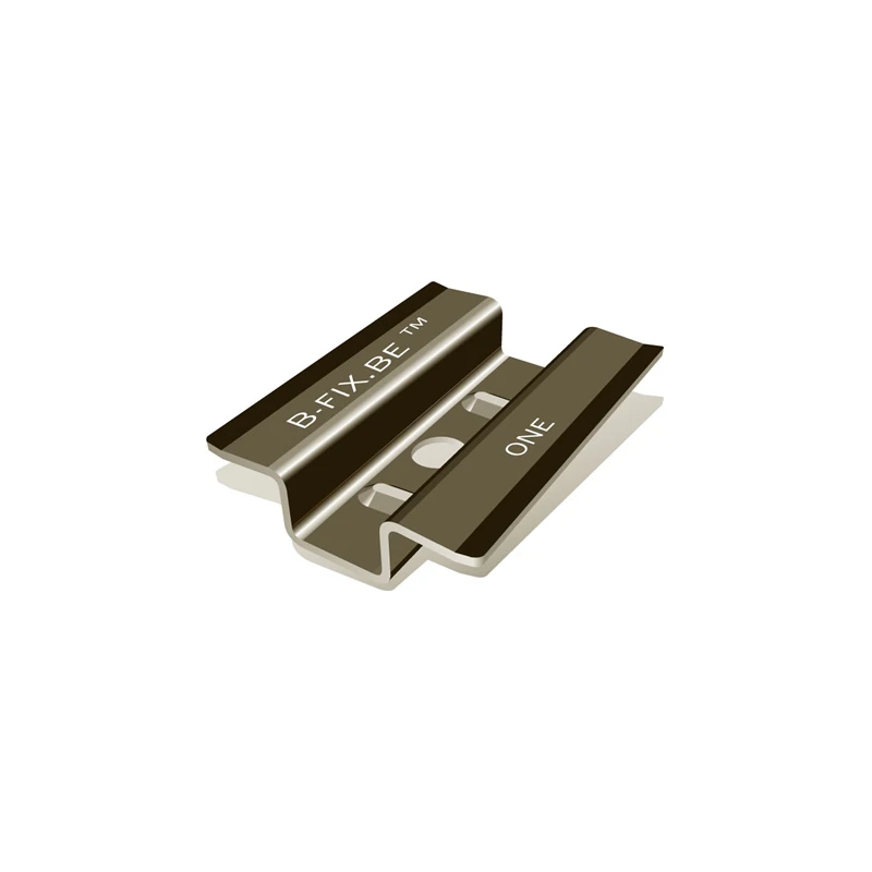 Clip B-fix BlackOne Noir Mat + Vis + Embout 1 Clip B-fix BlackOne Noir Mat + Vis + Embout