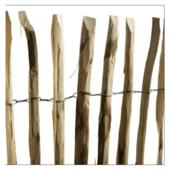 Ganivelles En Lattes Fendues Calibrées