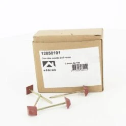 Ubbink Clou Tête Moulée L65 Rouge Pour Faîtière