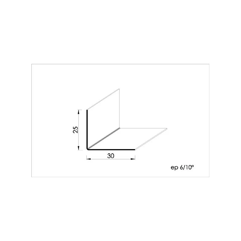 Cornière CR 25/30 X 3000 Mm NF 2 Cornière CR 25/30 X 3000 Mm NF – Image 2