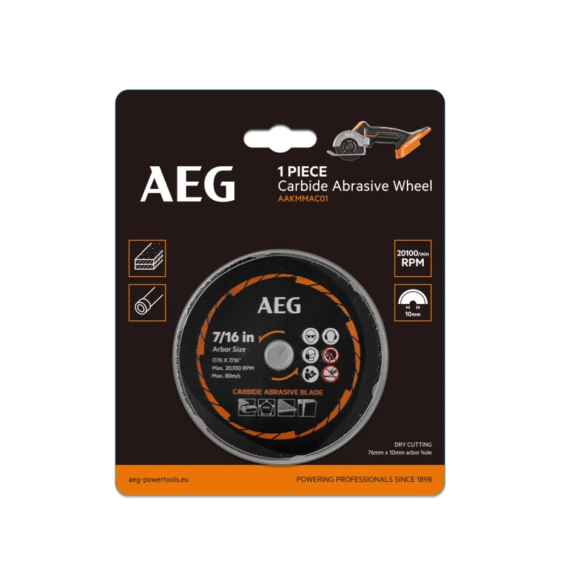 Disque Abrasif Carbure, Diamètre 76 Mm 1 Disque Abrasif Carbure, Diamètre 76 Mm