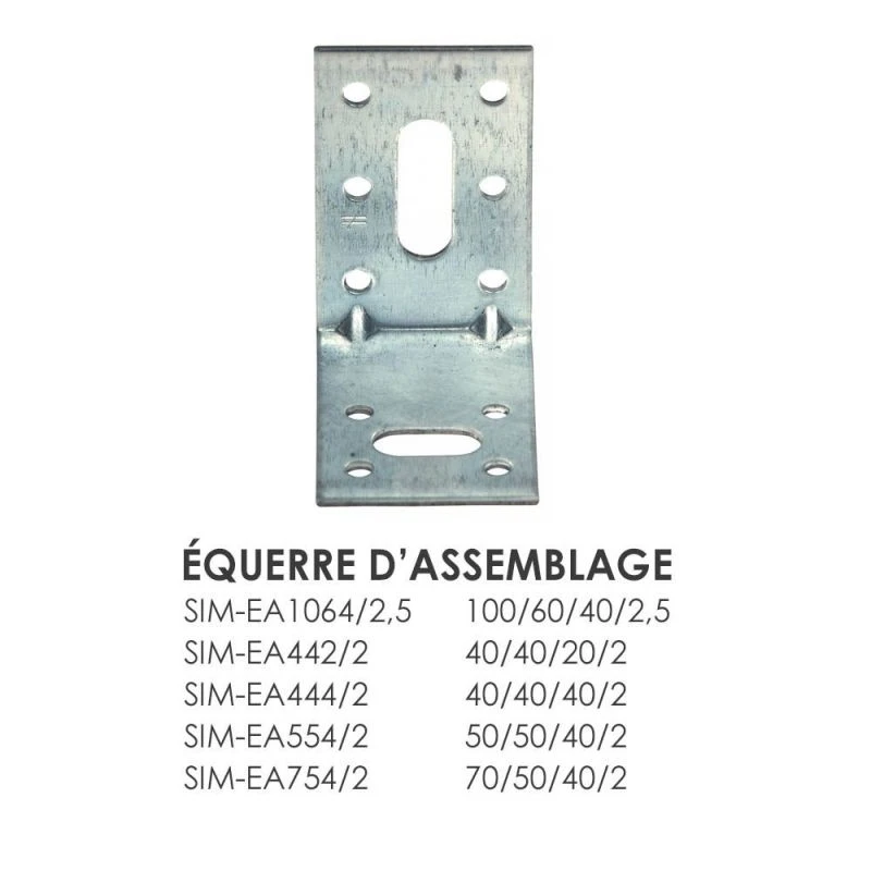 Équerre D'assemblage EA Simpson 1 Équerre D'assemblage EA Simpson