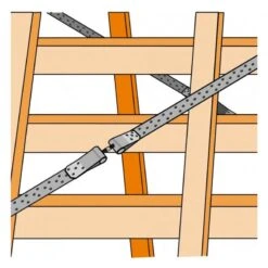 Simpson Feuillard Perforé Pour Charpente - Rouleau De 25 Ml -Simpsoner Boutique feuillard perfore pour charpente 1