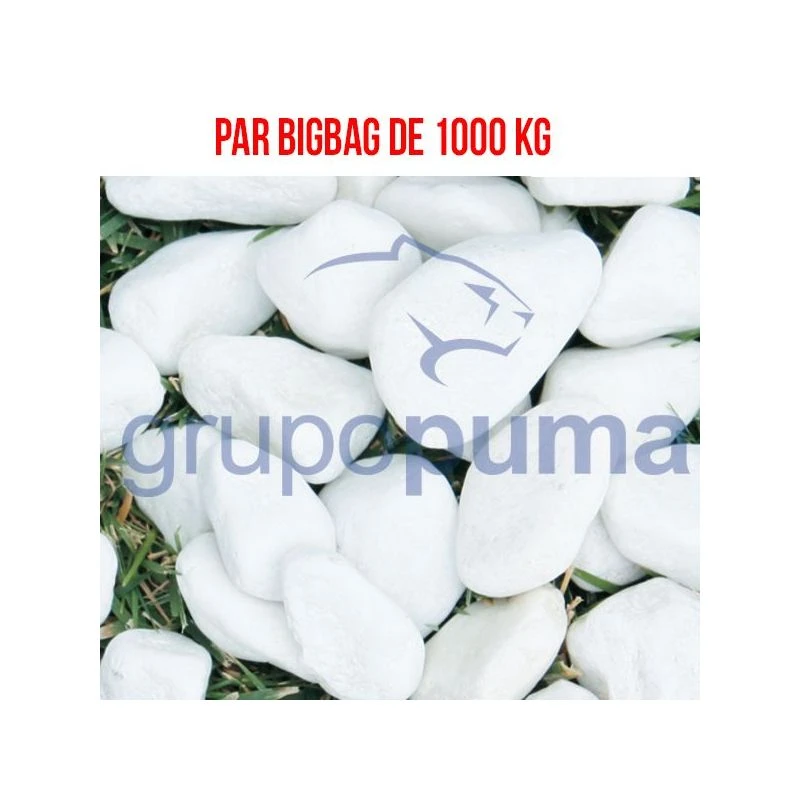 Galets Décoratifs - En Dolomie - Extra Blanc 20/40 Mm Par 1000 Kg 1 Galets Décoratifs - En Dolomie - Extra Blanc 20/40 Mm Par 1000 Kg