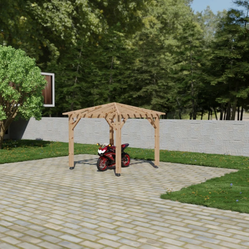 Abris De Jardin Bois En Douglas 4 Pans 1 Abris De Jardin Bois En Douglas 4 Pans