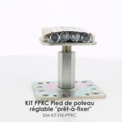 Simpson KIT FIX PPRC Pied De Poteau Réglable Après La Pose - "prêt-à-fixer" 7 Simpson KIT FIX PPRC Pied De Poteau Réglable Après La Pose - "prêt-à-fixer" -Simpsoner Boutique kit fix pprc pied de poteau reglable pret a fixer simpson 2