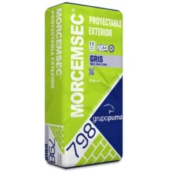 Mortier De Revêtement Projetable Morcemsec Gris