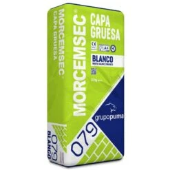 Mortier Sec De Revêtement Morcemsec Capa Gruesa Blanc