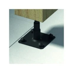 Simpson Pied De Poteau Réglable APB100PB Finition Noire -Simpsoner Boutique pied de poteau reglable apb100pb finition noire 2
