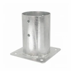 Pied De Poteau Rond à Boulonner - PPJRB - Acier Galvanisé