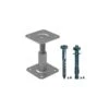 Kit Pieds De Poteaux Réglable + Fixations ING