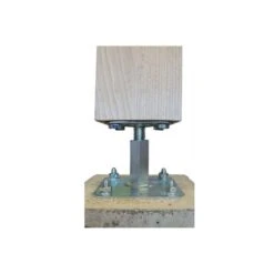 Kit Pieds De Poteaux Réglable + Fixations ING -Simpsoner Boutique pieds de poteaux pour clotures 2