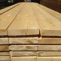 Plateau D'échafaudage En Sapin Choix 1 Brut 50 X 250 Mm