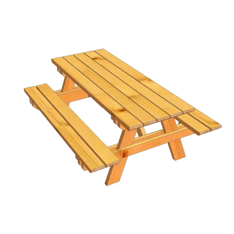 Table Extérieure Bois - Table Forestière En Bois Douglas Massif 1 Table Extérieure Bois - Table Forestière En Bois Douglas Massif