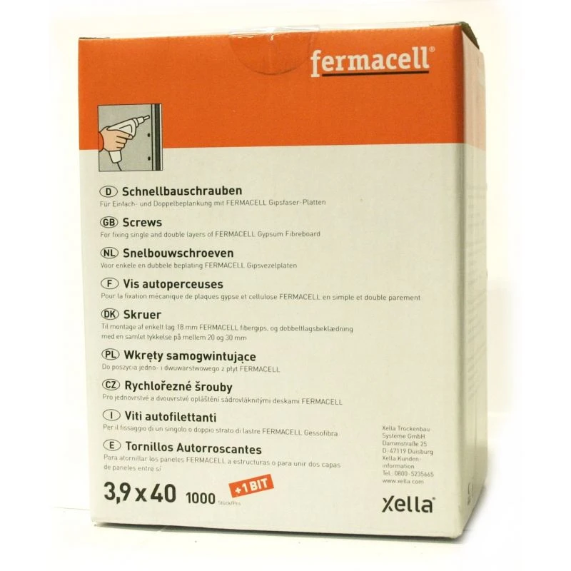 Vis Autoperceuses Fermacell Plaques Rigides 2 Vis Autoperceuses Fermacell Plaques Rigides – Image 2