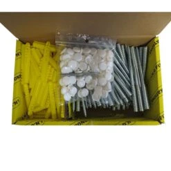 Vis TOP ROC Menuiserie PVC Sur Maçonnerie, Filet 45 Mm - Boîte 100 Vis -Simpsoner Boutique vis pour menuiserie pvc sur maconnerie filet 45 mm 2